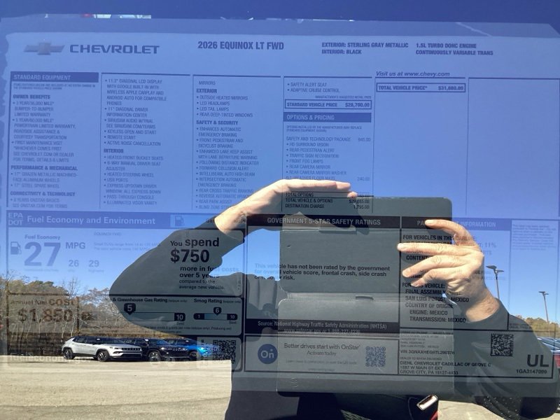New 2026 Chevrolet Equinox LT w/ Safety and Technology Package image 15