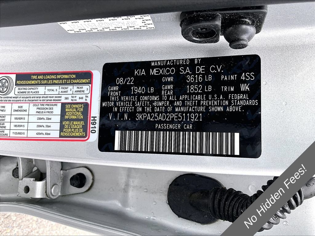Used 2023 Kia Rio S FWD image 28