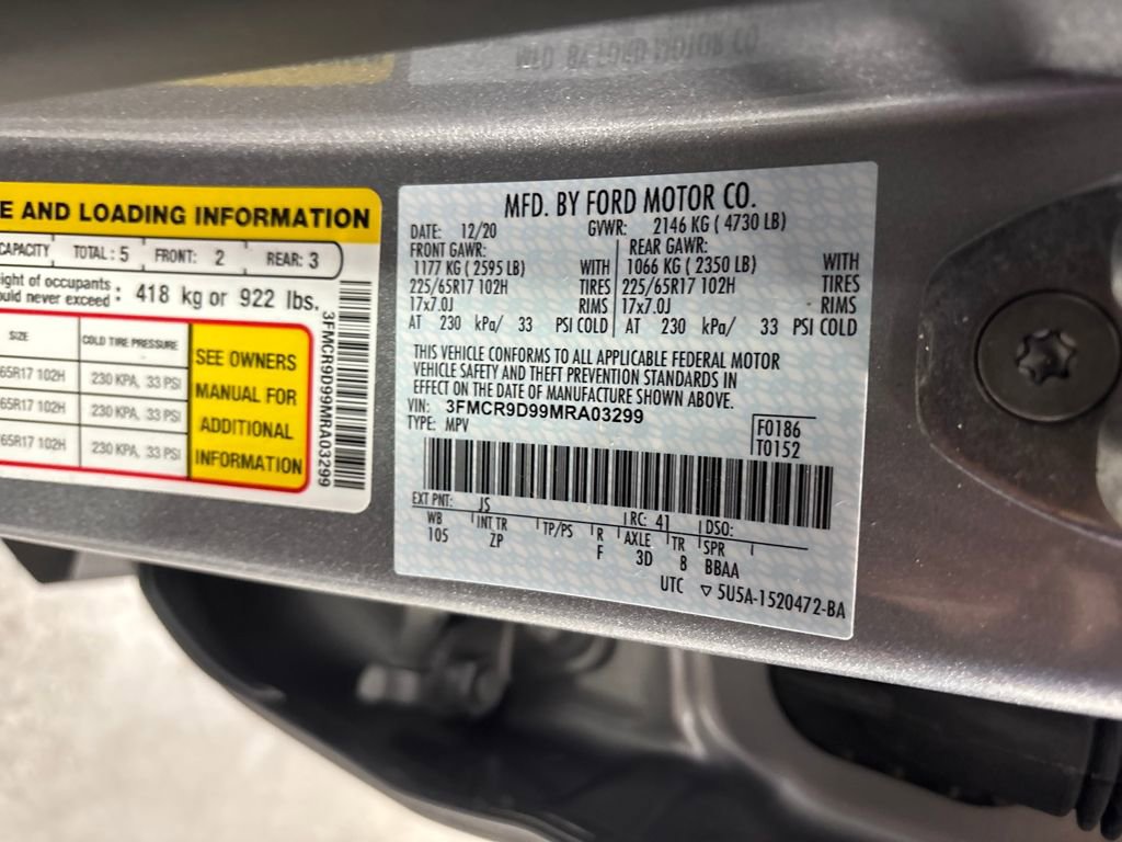 Used 2021 Ford Bronco Sport Badlands w/ Badlands Package image 52