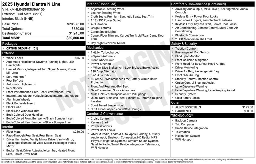 Used 2025 Hyundai Elantra N Line image 5