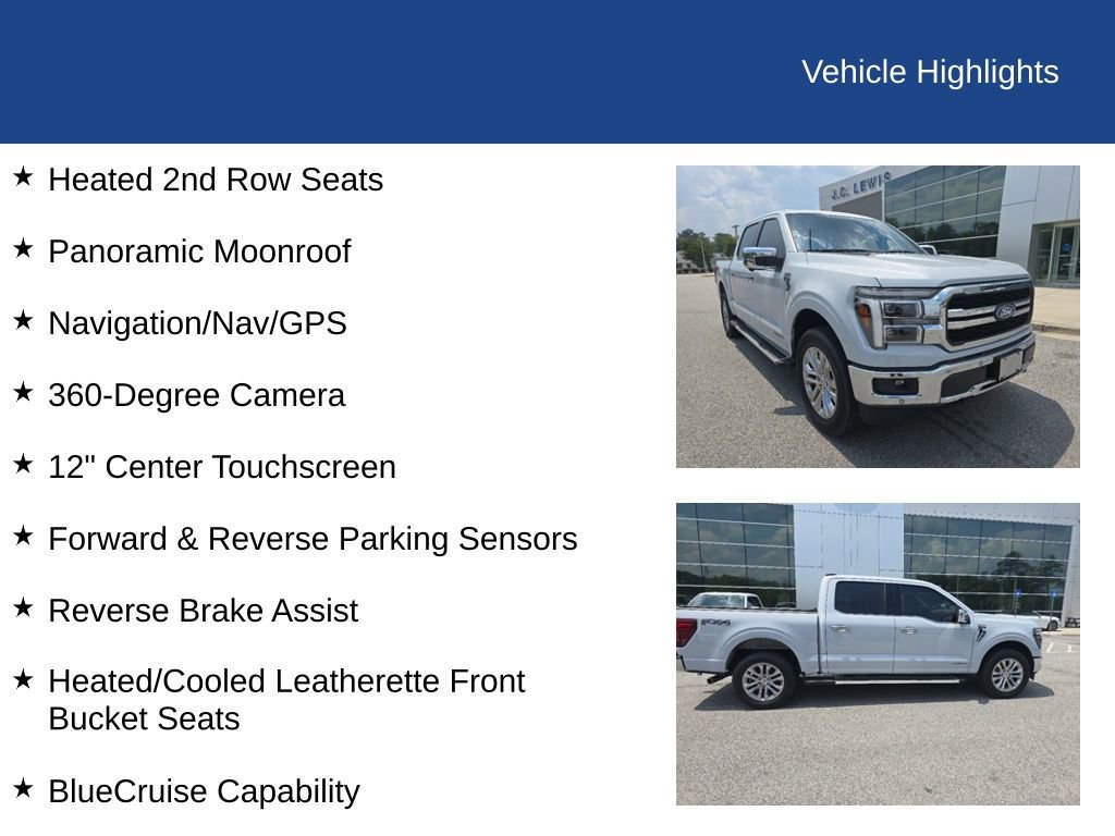Certified 2025 Ford F150 Lariat w/ Equipment Group 502A High AWD/4WD image 11