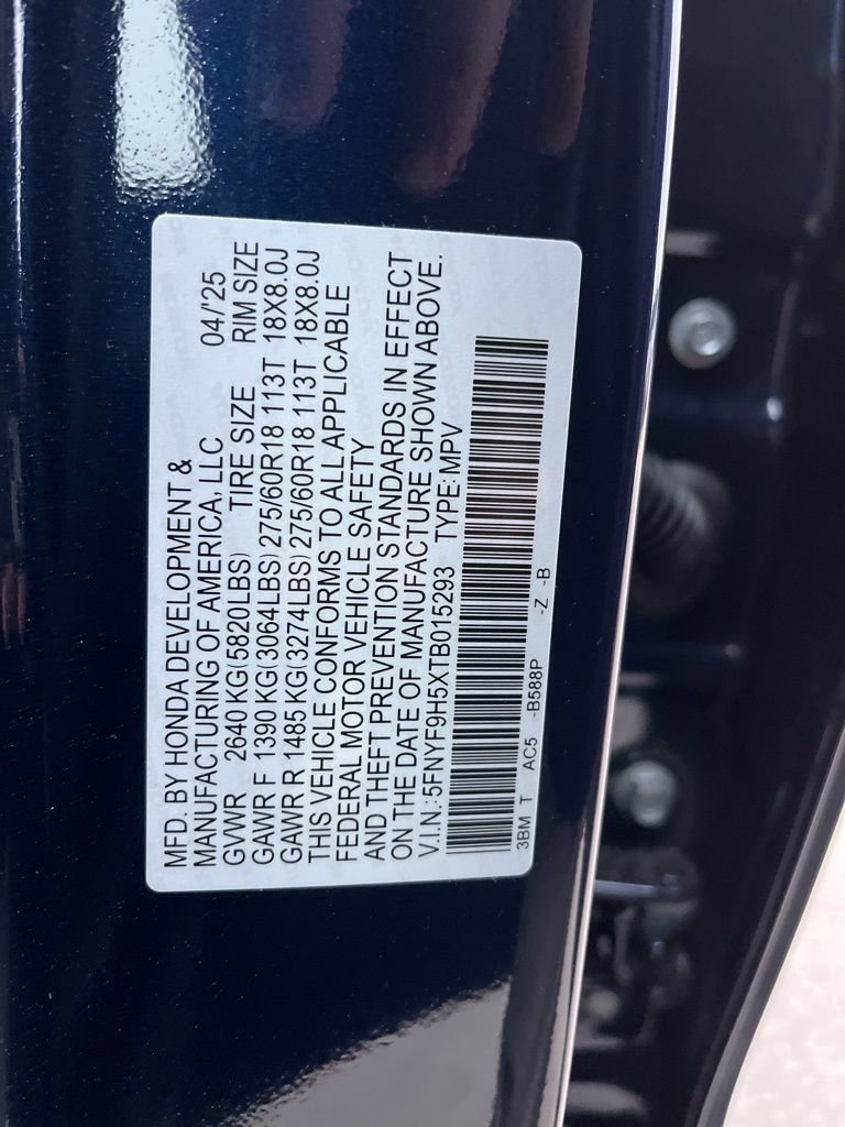 Certified 2026 Honda Passport TrailSport image 10