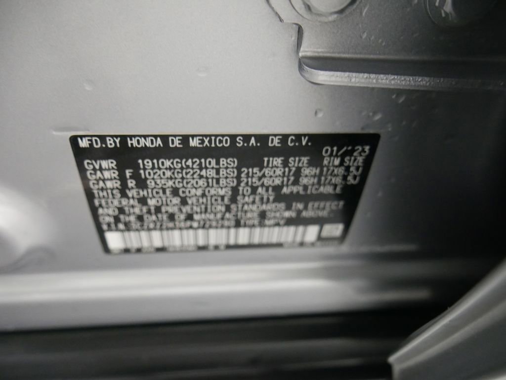 Certified 2023 Honda HR-V LX image 19