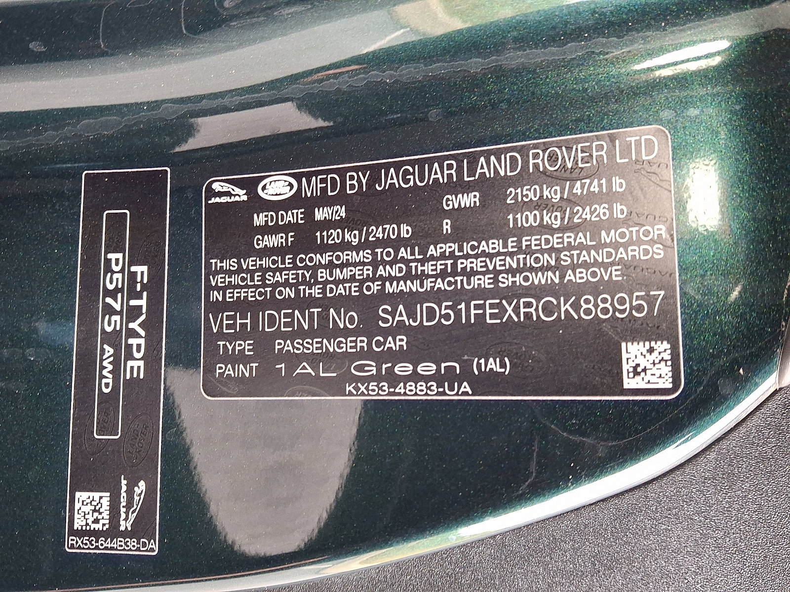 New 2024 Jaguar F-TYPE R image 20