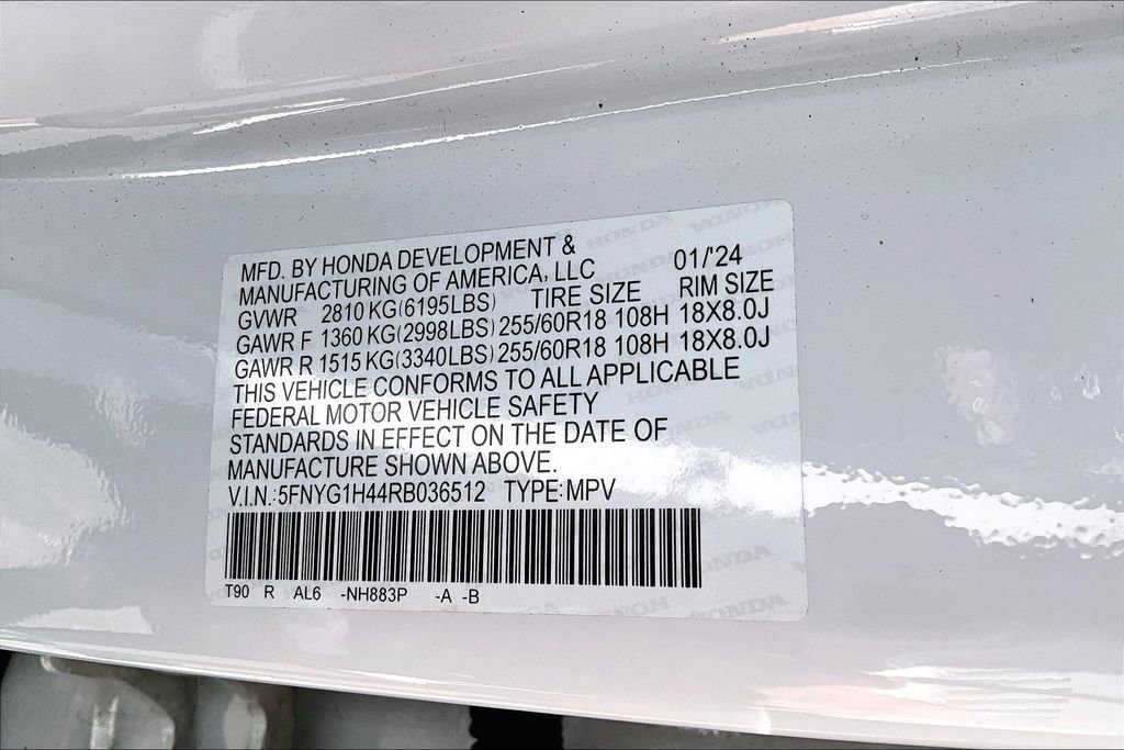 Certified 2024 Honda Pilot EX-L image 14