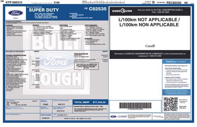 Certified 2023 Ford F350 XL w/ 360-Degree Camera Package image 33