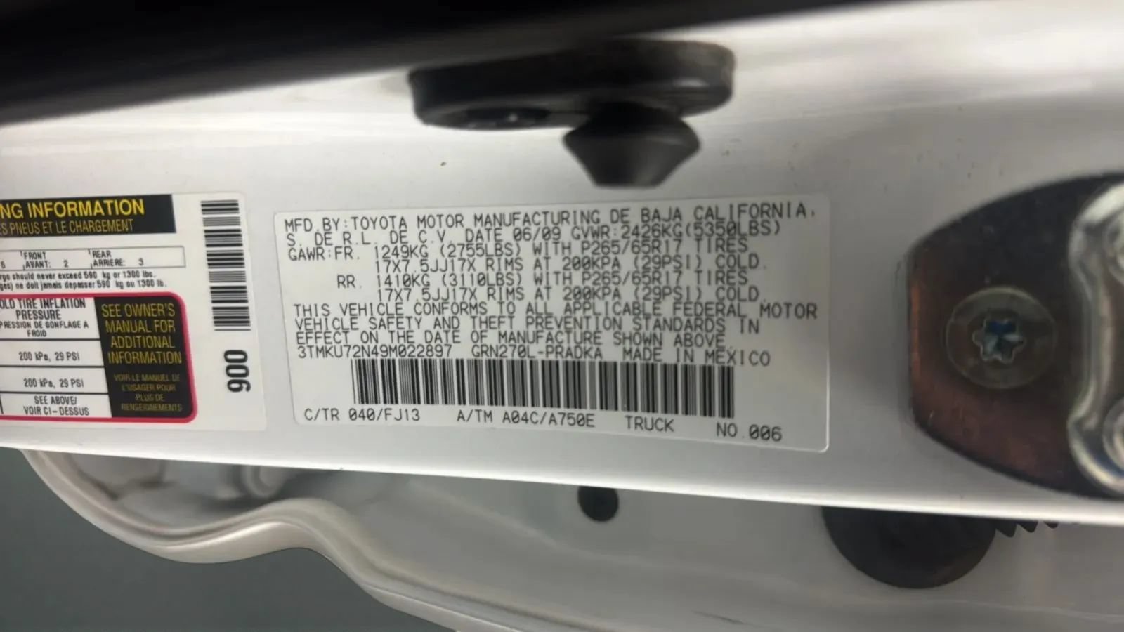 Used 2009 Toyota Tacoma PreRunner RWD image 22