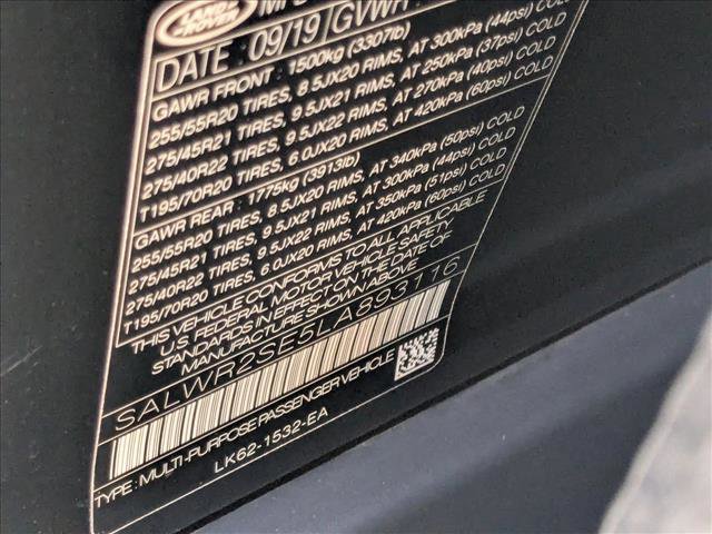 Used 2020 Land Rover Range Rover Sport HSE Dynamic image 30