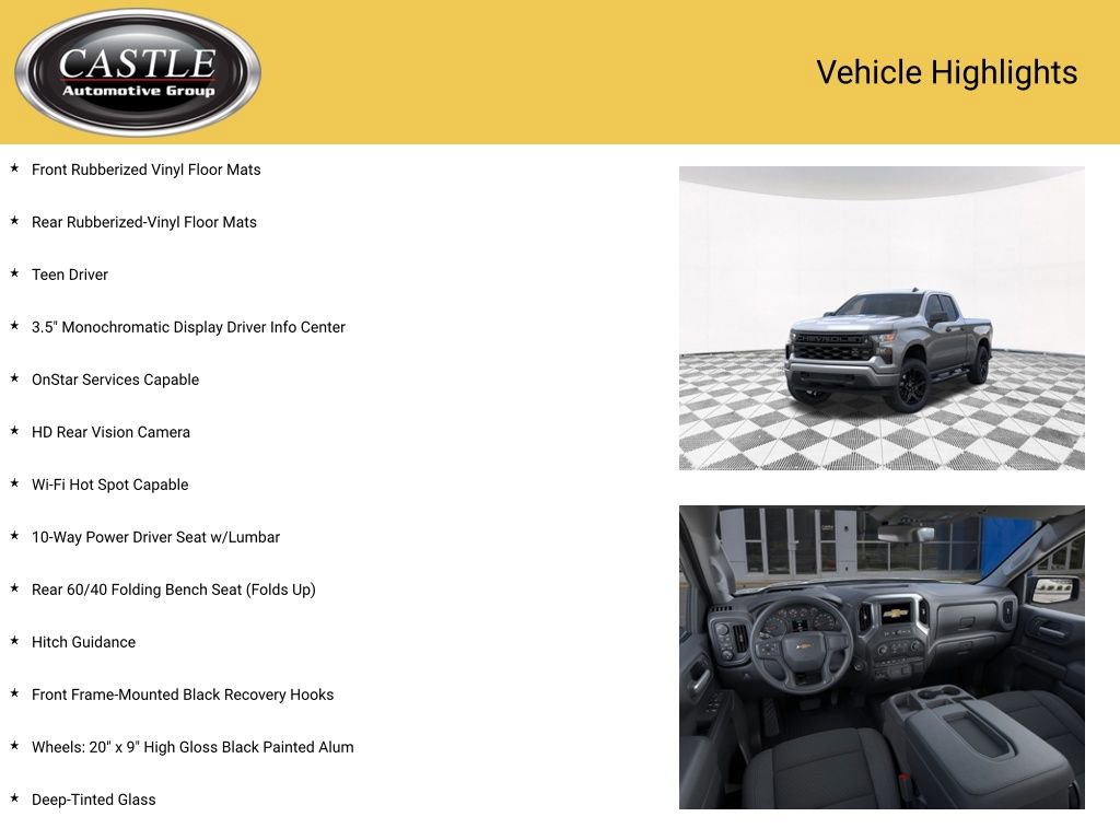 New 2025 Chevrolet Silverado 1500 Custom w/ Turbomax Blackout Package image 16