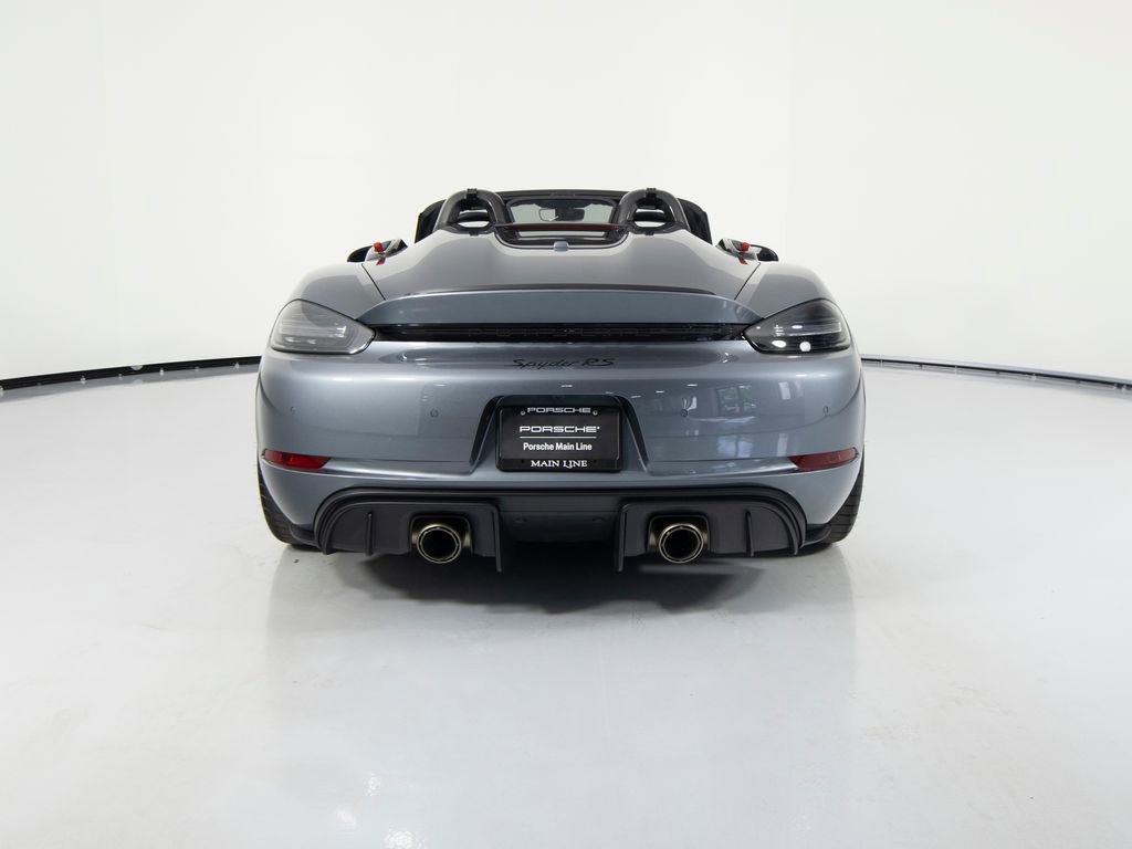 Certified 2025 Porsche 718 Boxster Spyder RS RWD image 9