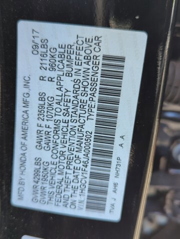 Used 2018 Honda Accord EX image 29