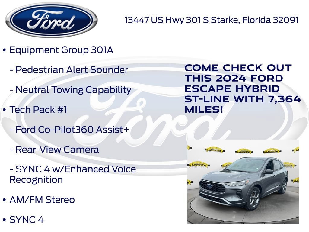 Certified 2024 Ford Escape ST-Line w/ Equipment Group 301A FWD image 22