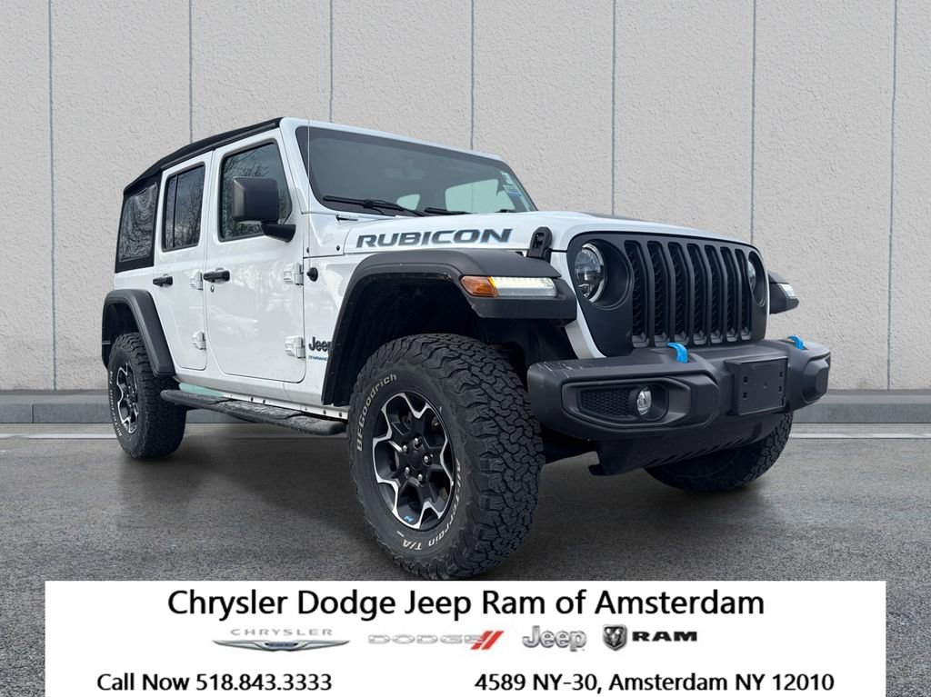 Used 2023 Jeep Wrangler Unlimited Rubicon 4xe w/ Cold Weather Group image 1