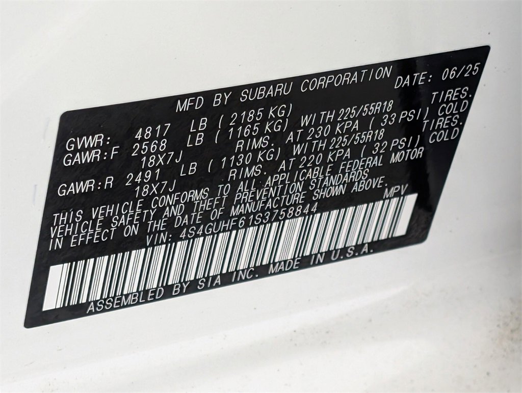 New 2025 Subaru Crosstrek 2.5i Sport image 10