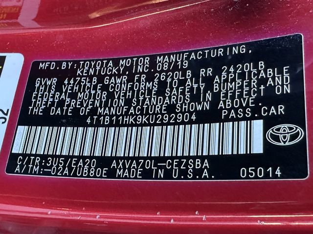 Used 2019 Toyota Camry SE image 36