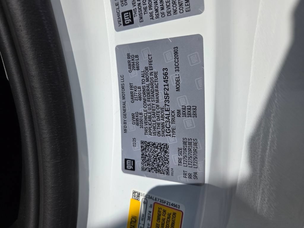 Used 2025 Chevrolet Silverado 2500 W/T RWD image 18
