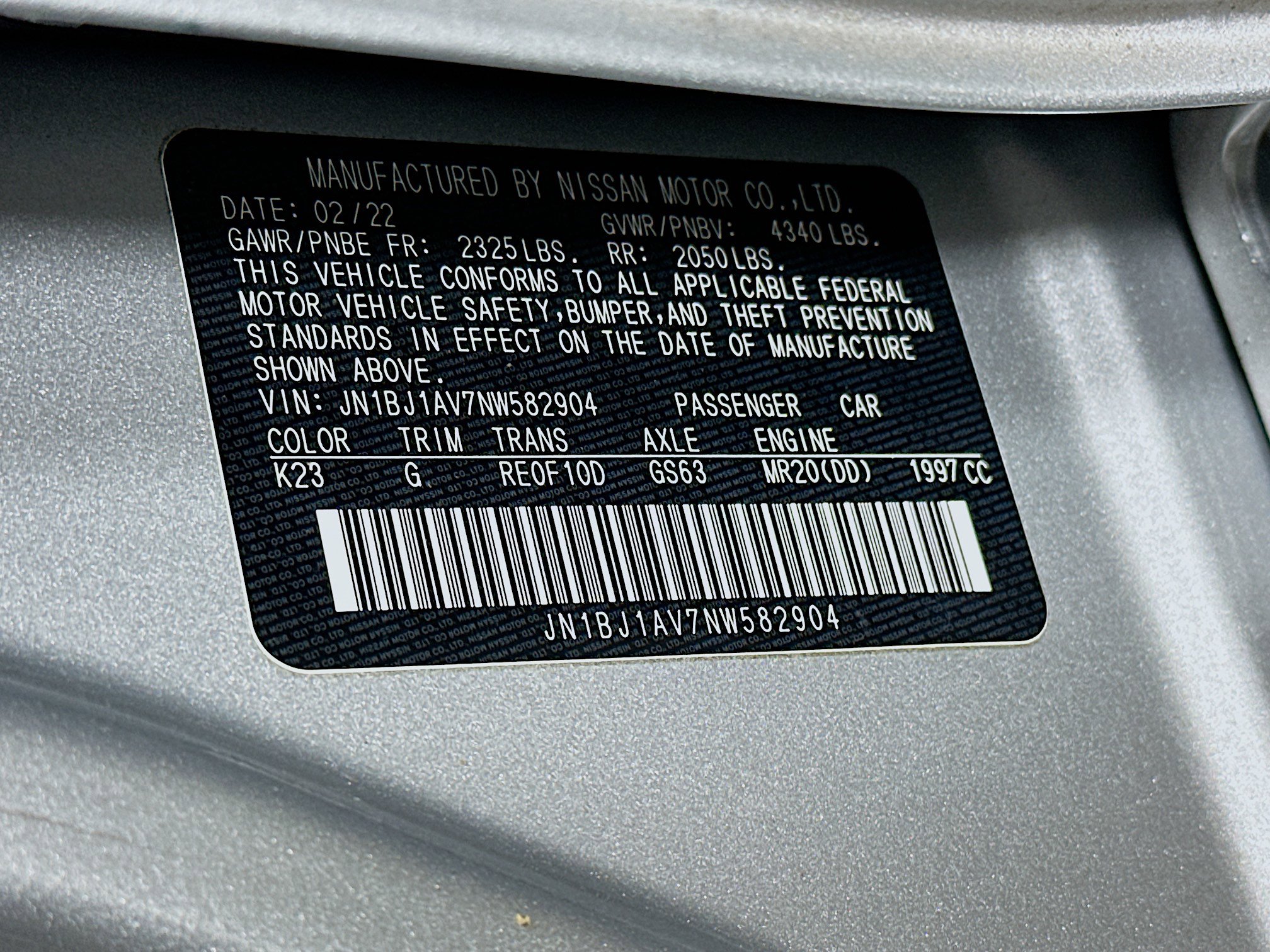 Used 2022 Nissan Rogue Sport S image 12