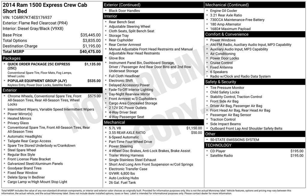 Used 2014 RAM 1500 Express AWD/4WD image 11
