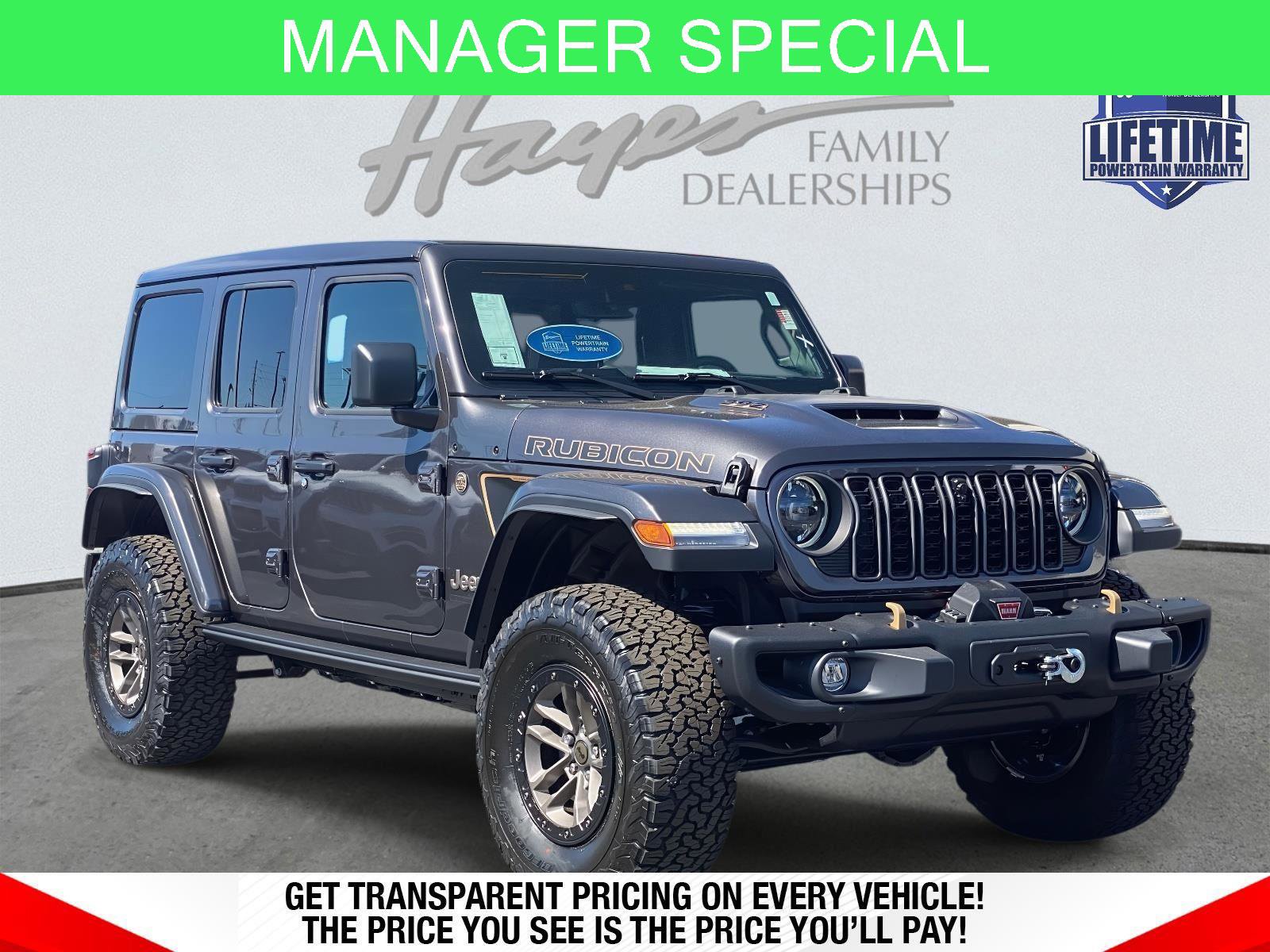 New 2025 Jeep Wrangler Unlimited Rubicon 392