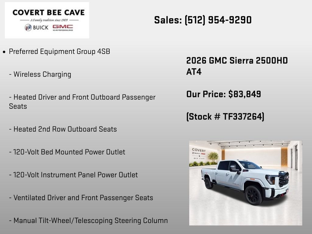 New 2026 GMC Sierra 2500 AT4 w/ AT4 Premium Plus Package AWD/4WD image 19