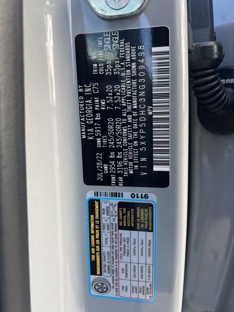 Used 2022 Kia Telluride SX w/ SX Prestige Package AWD/4WD image 64