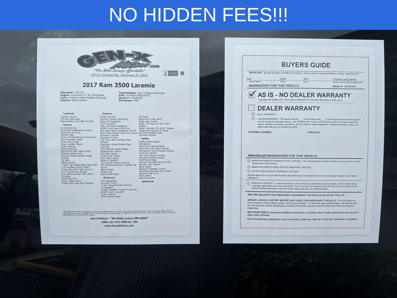 Used 2017 RAM 3500 Laramie image 41