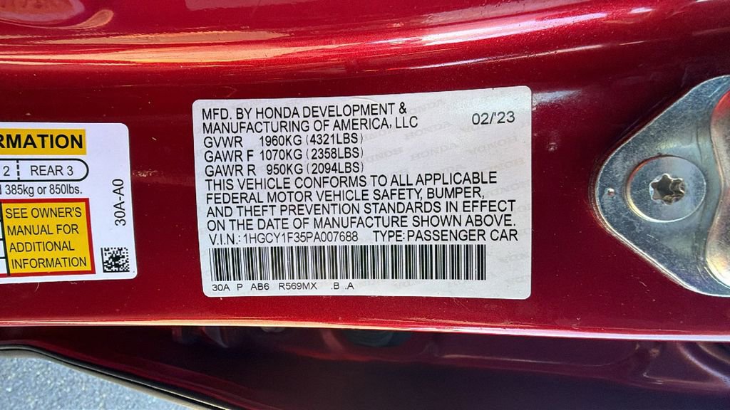 Used 2023 Honda Accord EX image 32