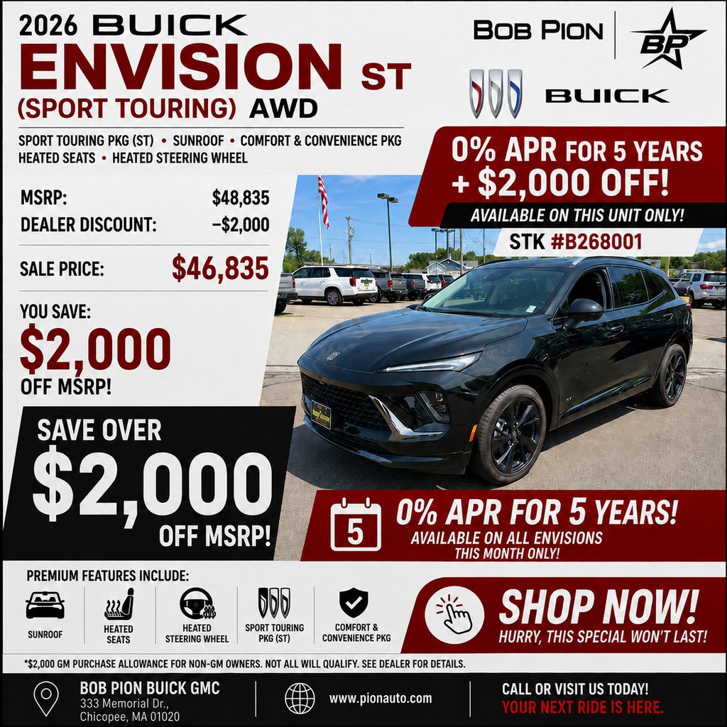 New 2026 Buick Envision Sport Touring