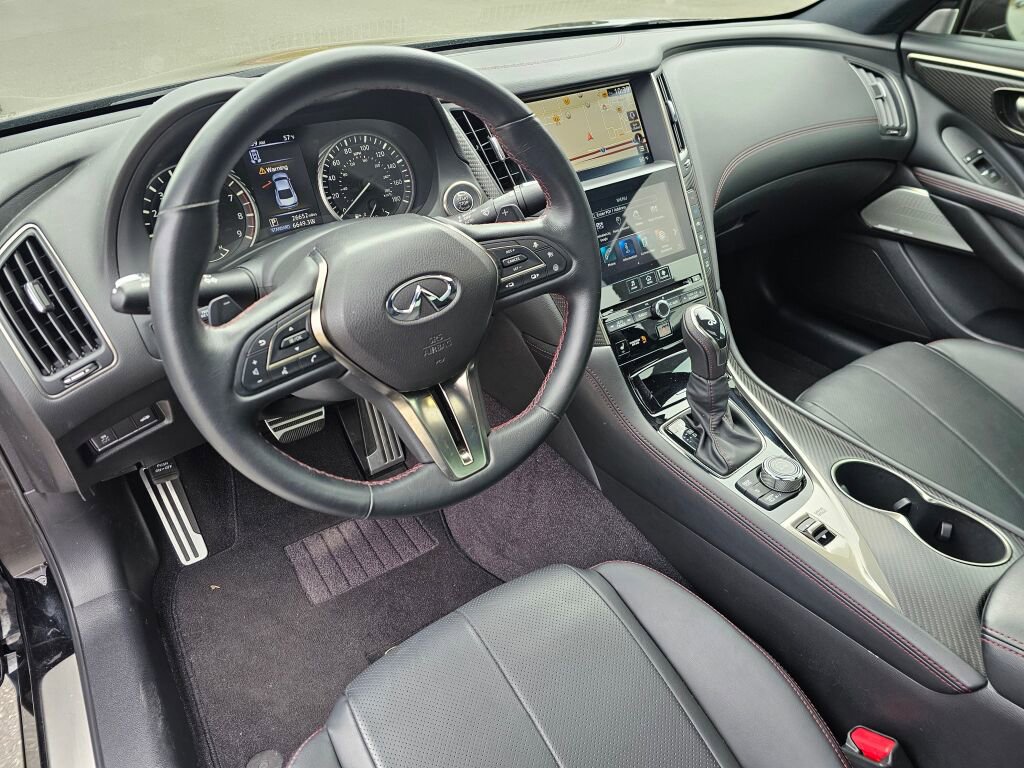 Used 2022 INFINITI Q60 Red Sport 400 w/ Cargo Package RWD image 21