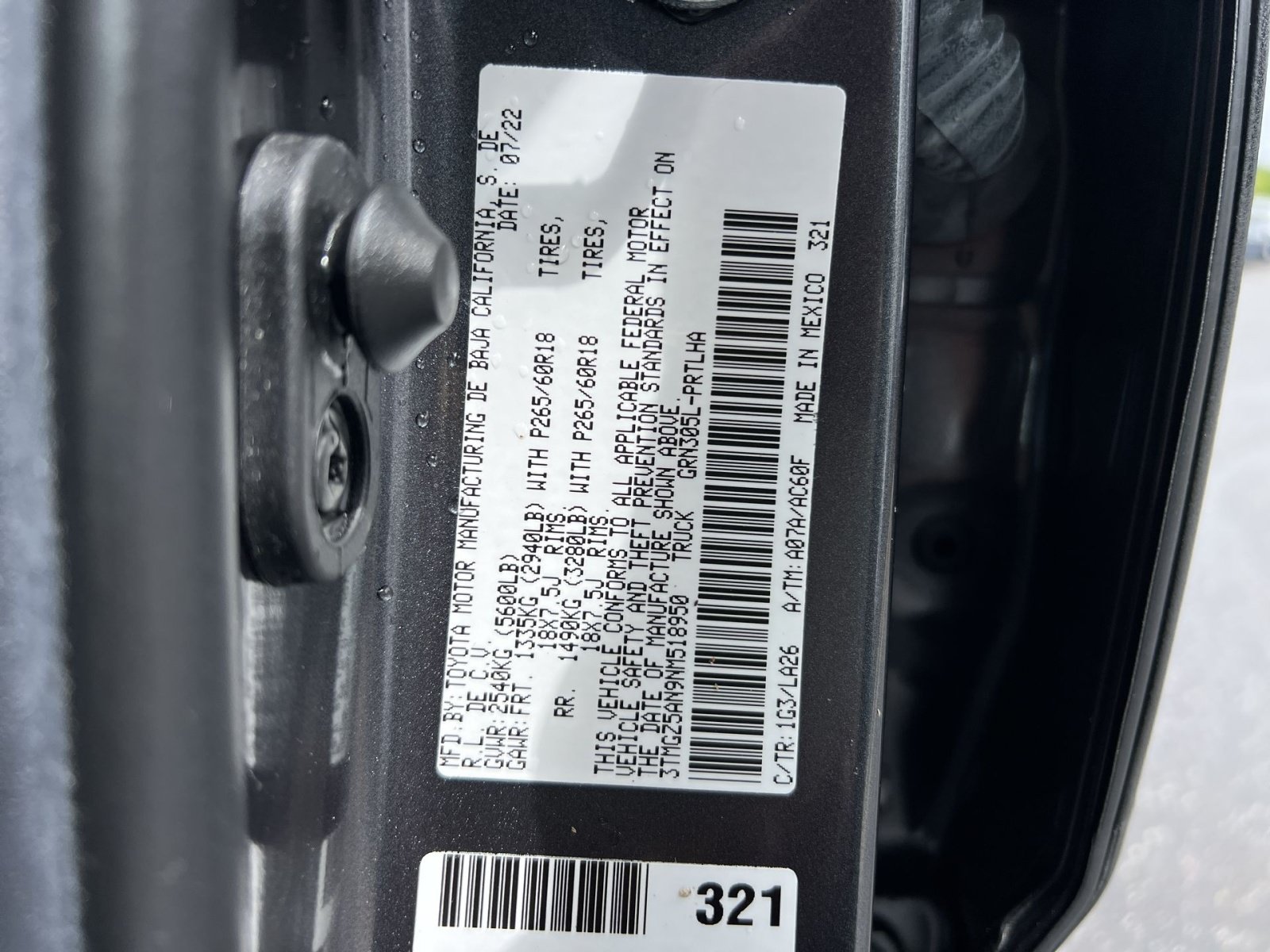 Used 2022 Toyota Tacoma Limited w/ Nightshade Package AWD/4WD image 29