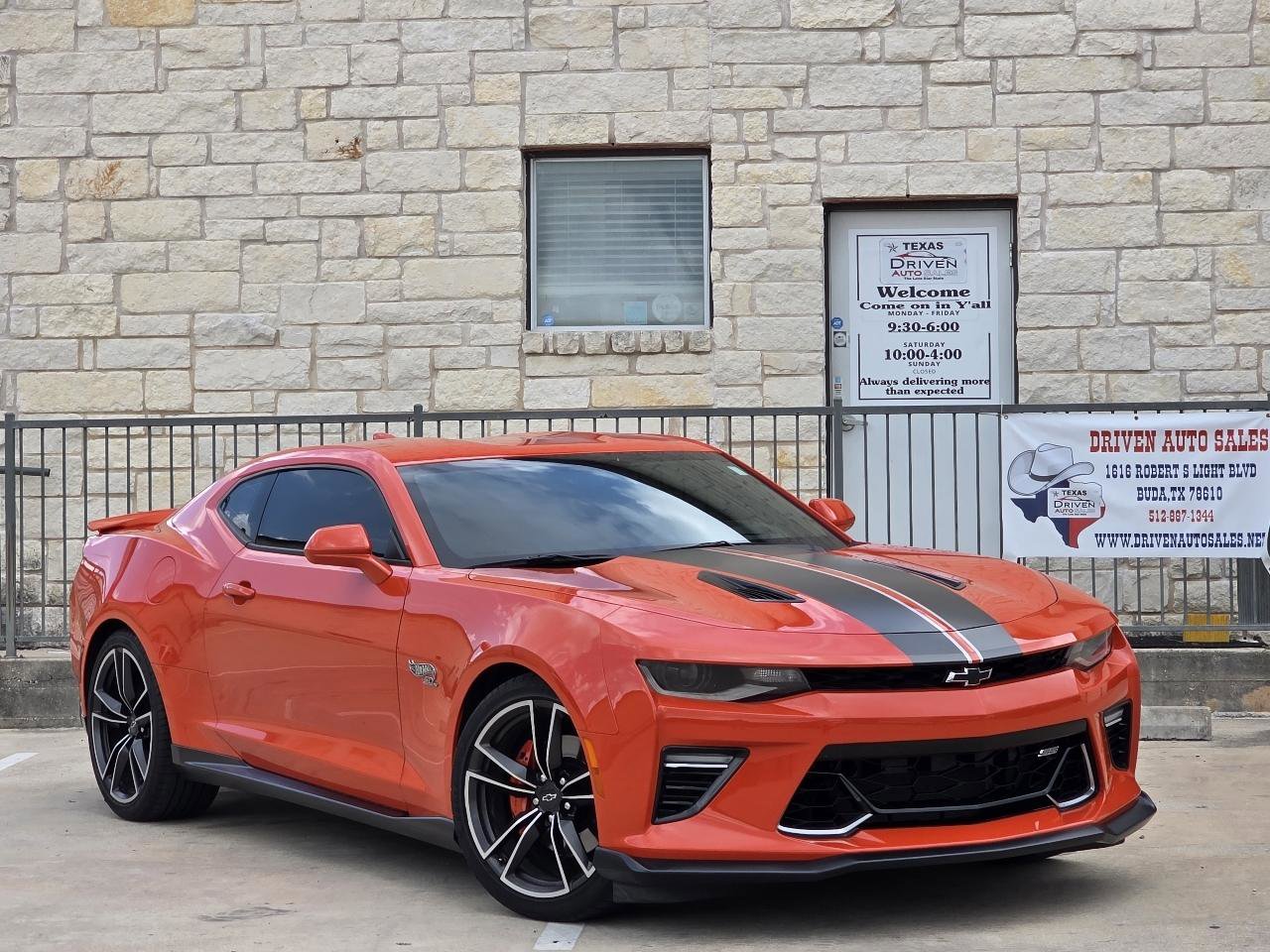 Used 2018 Chevrolet Camaro SS w/ Hot Wheels Edition RWD image 1