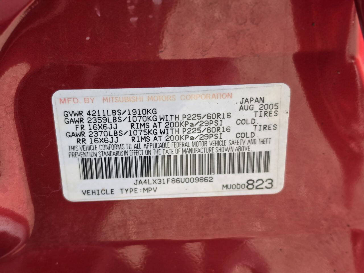 Used 2006 Mitsubishi Outlander LS FWD image 57