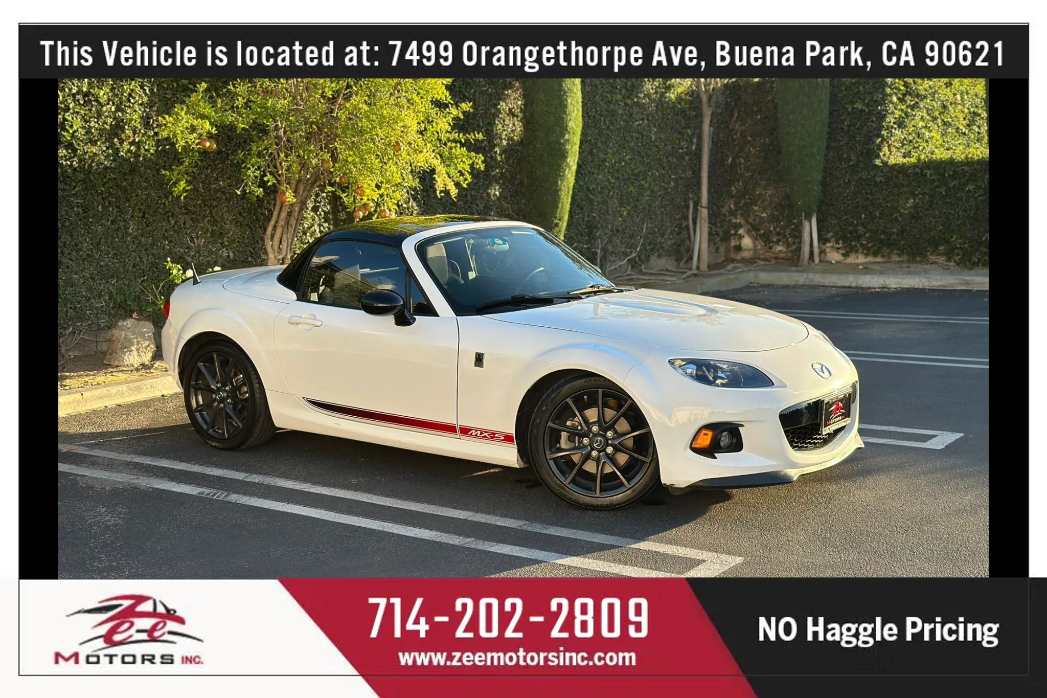 Used 2015 MAZDA MX-5 Miata Club RWD image 2