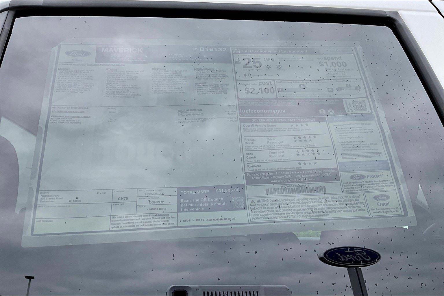 New 2025 Ford Maverick XL w/ 4K Tow Package image 14