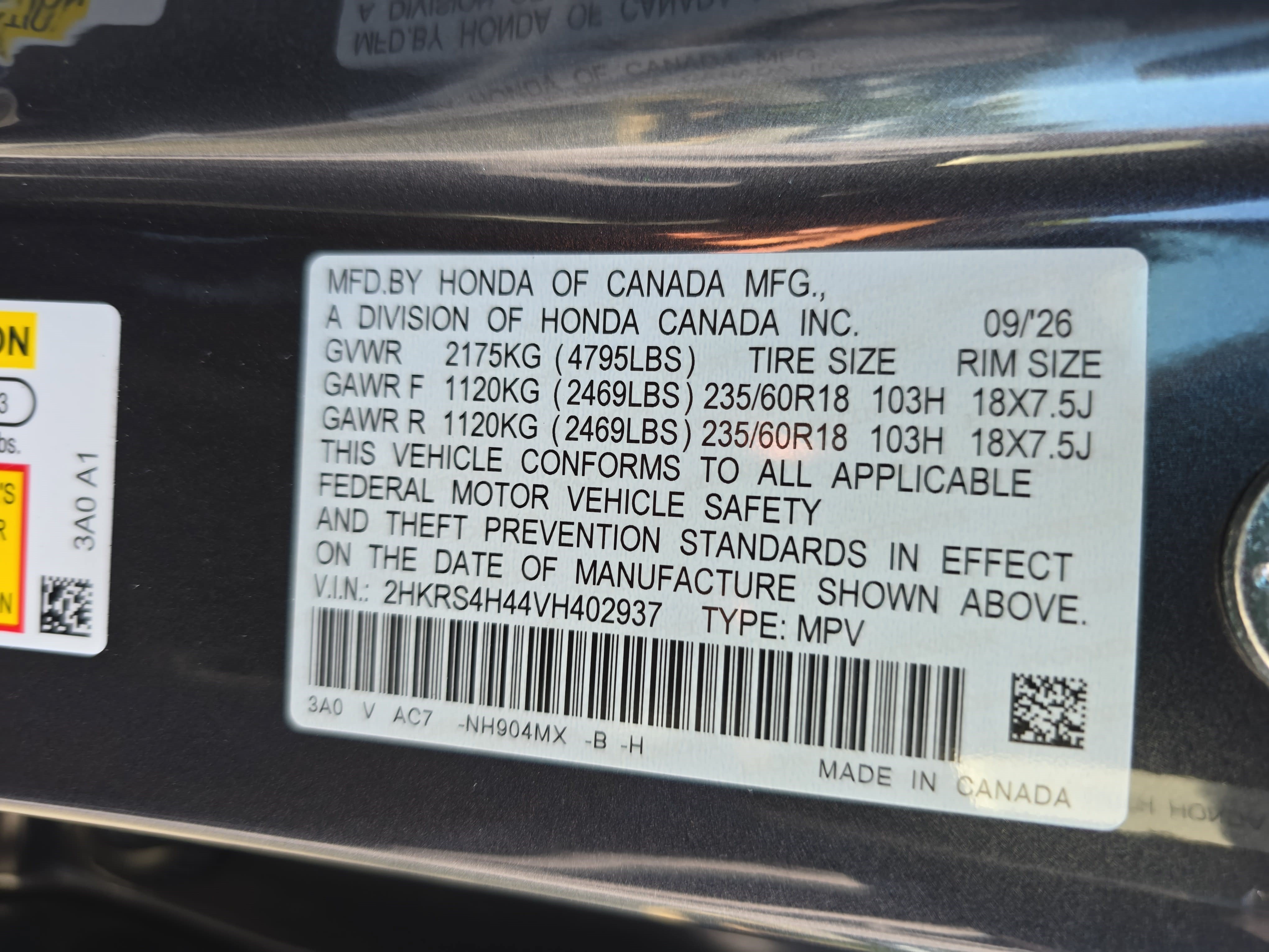 New 2027 Honda CR-V EX image 33