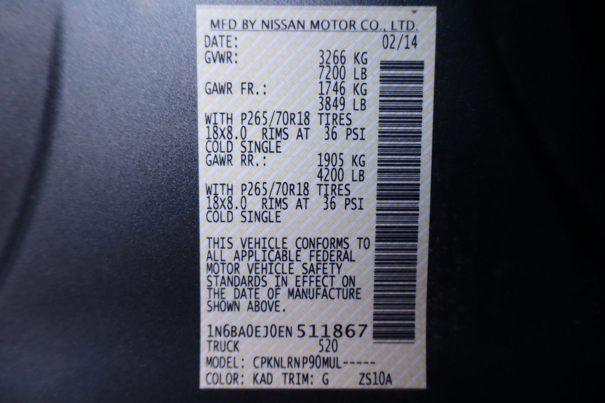 Used 2014 Nissan Titan S image 42