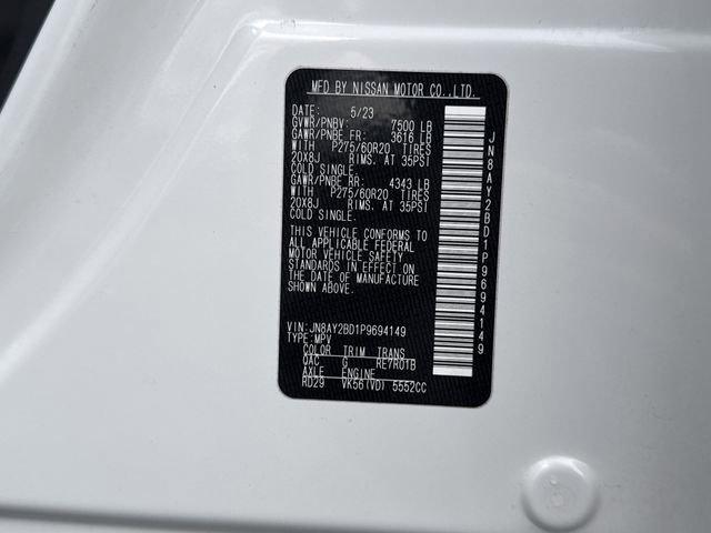 Used 2023 Nissan Armada SL w/ Cargo Package image 32