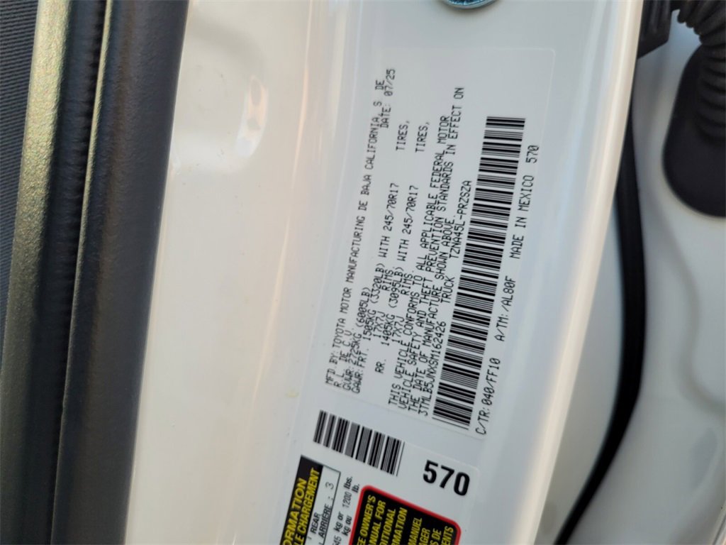 New 2025 Toyota Tacoma SR5 image 16