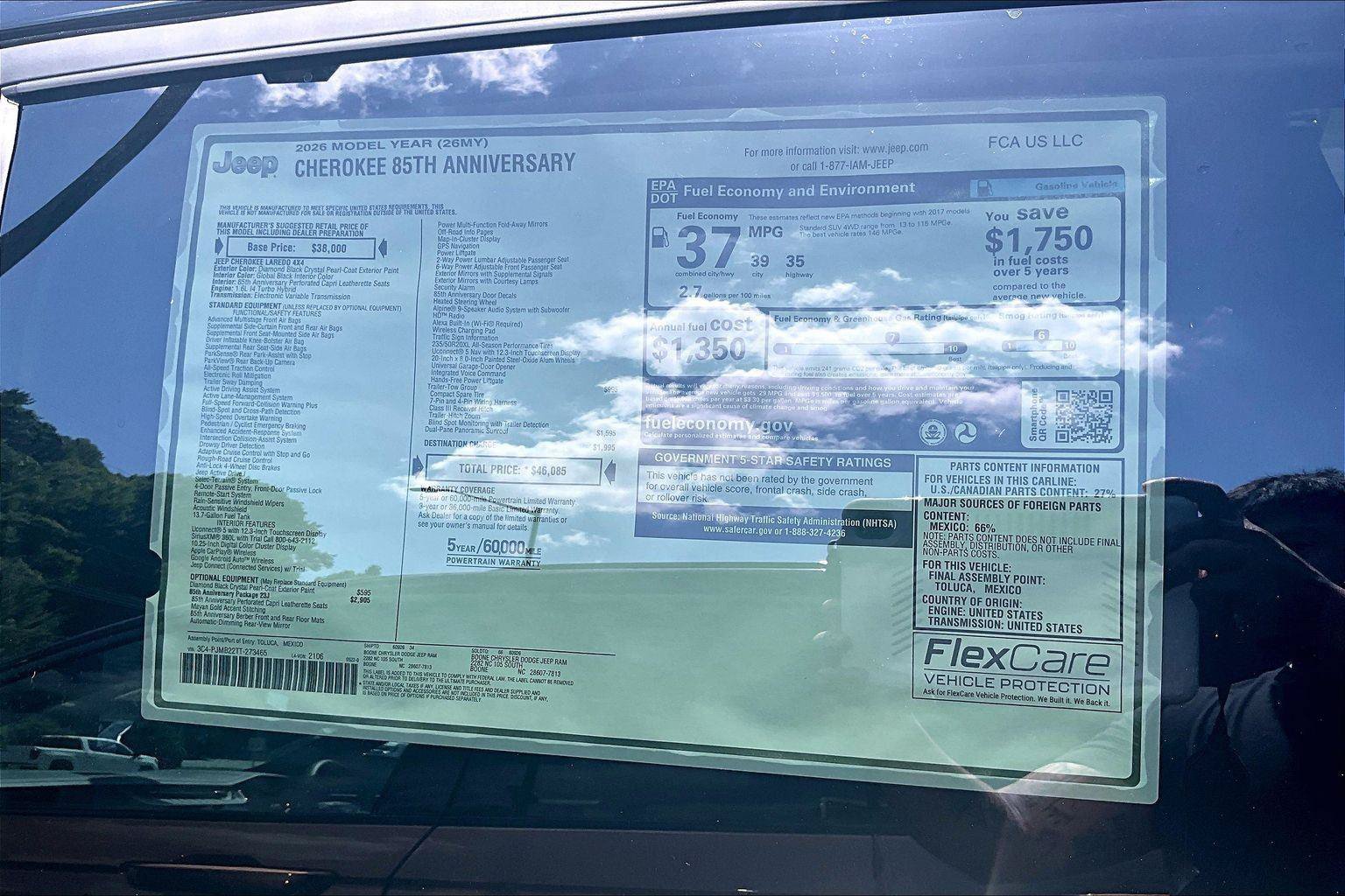 New 2026 Jeep Cherokee Limited AWD/4WD image 15