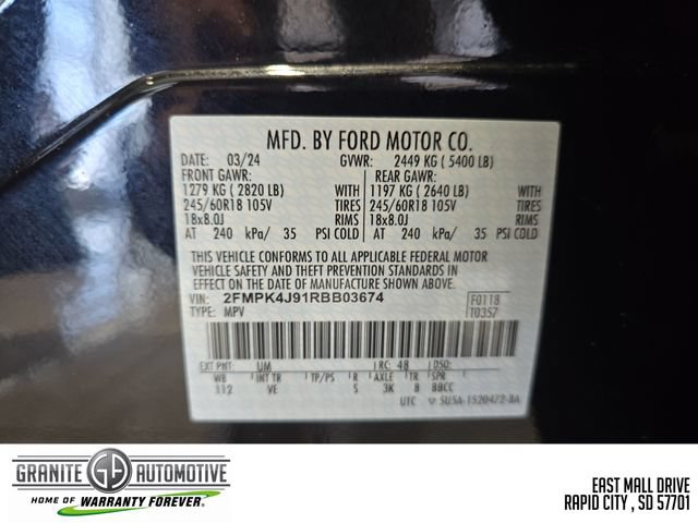 Used 2024 Ford Edge SEL w/ Convenience Package AWD/4WD image 30
