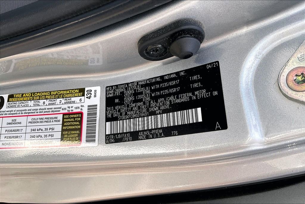 Used 2021 Toyota Sienna LE w/ LE Plus Package AWD/4WD image 37