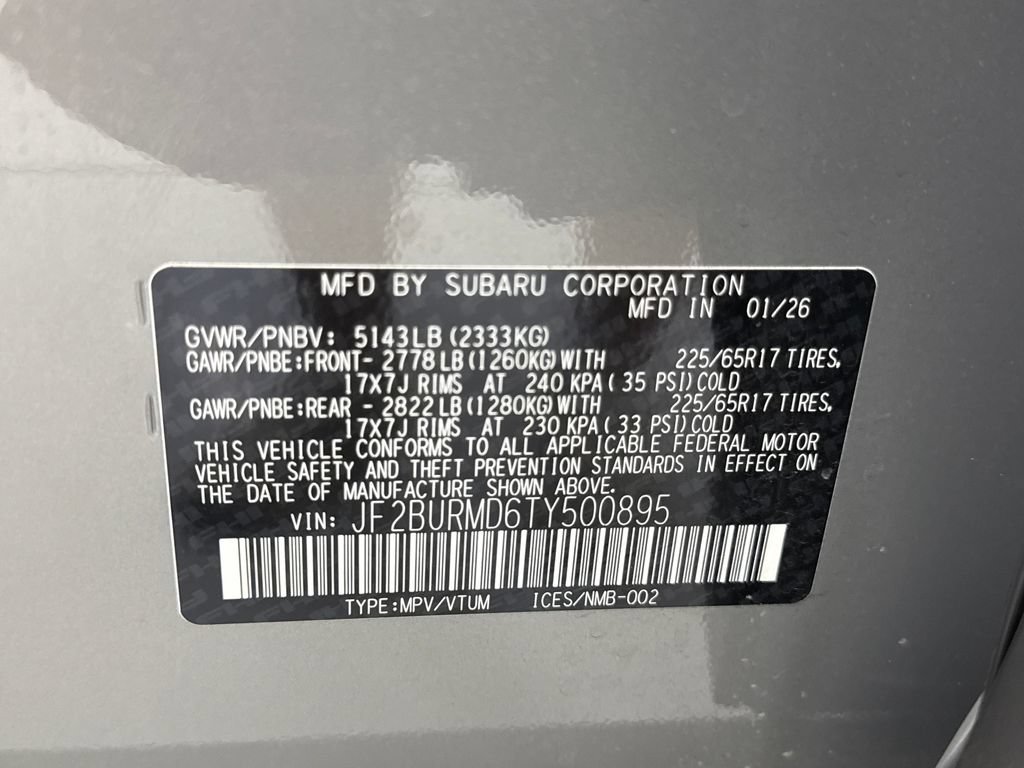 Certified 2026 Subaru Outback Wilderness AWD/4WD image 31