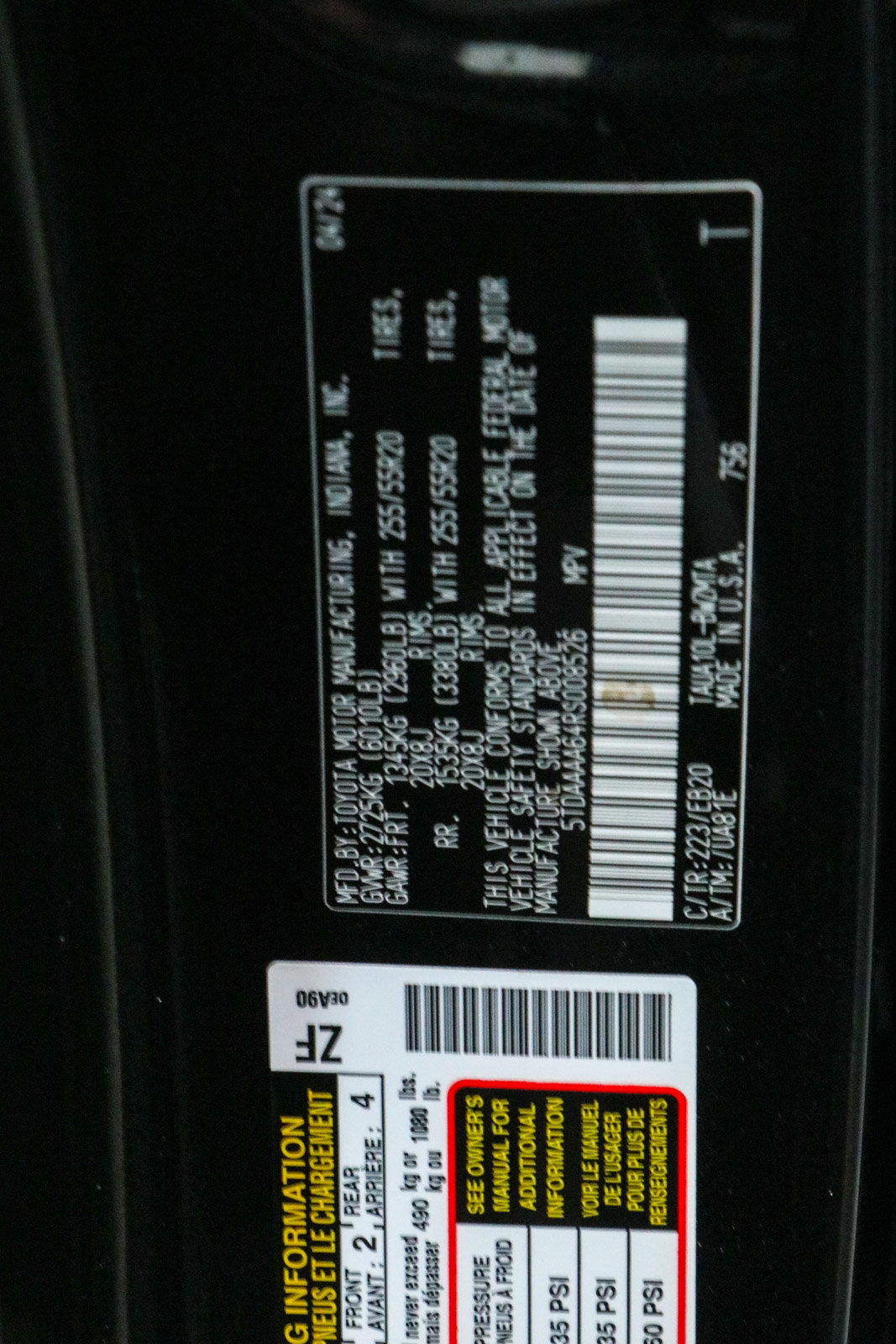 Used 2024 Lexus TX 350 FWD w/ Captains Chair Package image 35