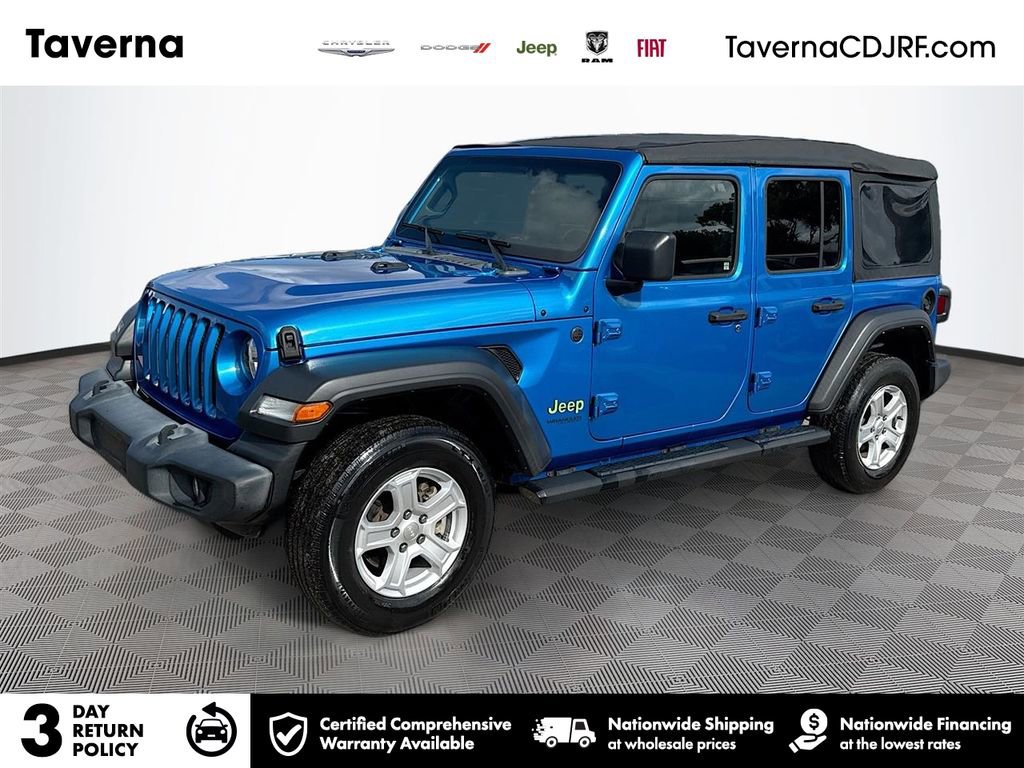 Used 2022 Jeep Wrangler Unlimited Sport AWD/4WD video 1