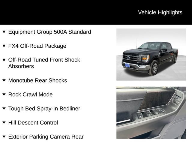 Used 2022 Ford F150 Lariat w/ FX4 Off-Road Package image 8