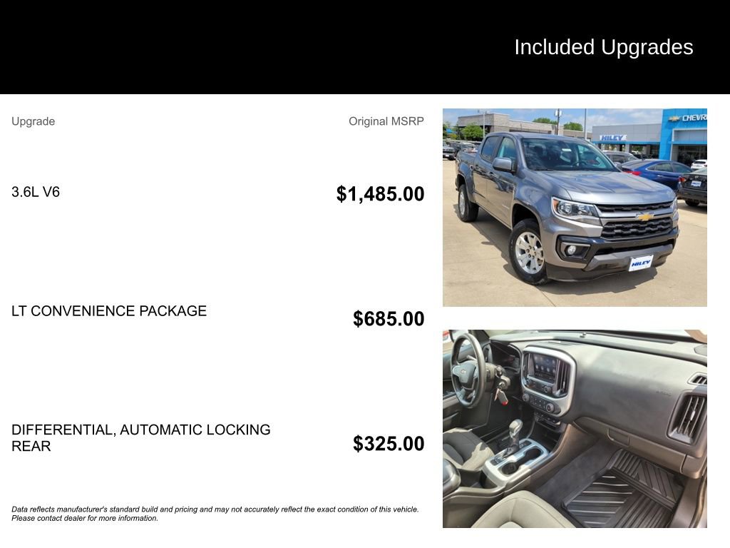 Used 2022 Chevrolet Colorado LT w/ LT Convenience Package image 5