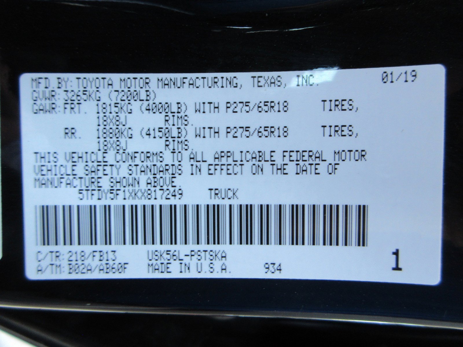 Used 2019 Toyota Tundra SR5 AWD/4WD image 47