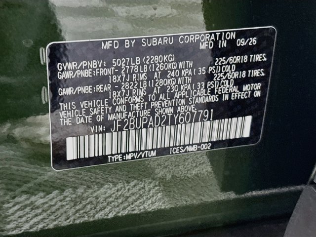 New 2026 Subaru Outback Premium AWD/4WD image 30