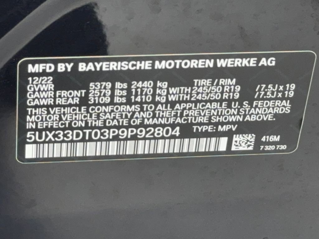 Used 2023 BMW X4 xDrive30i w/ M Sport Package image 59