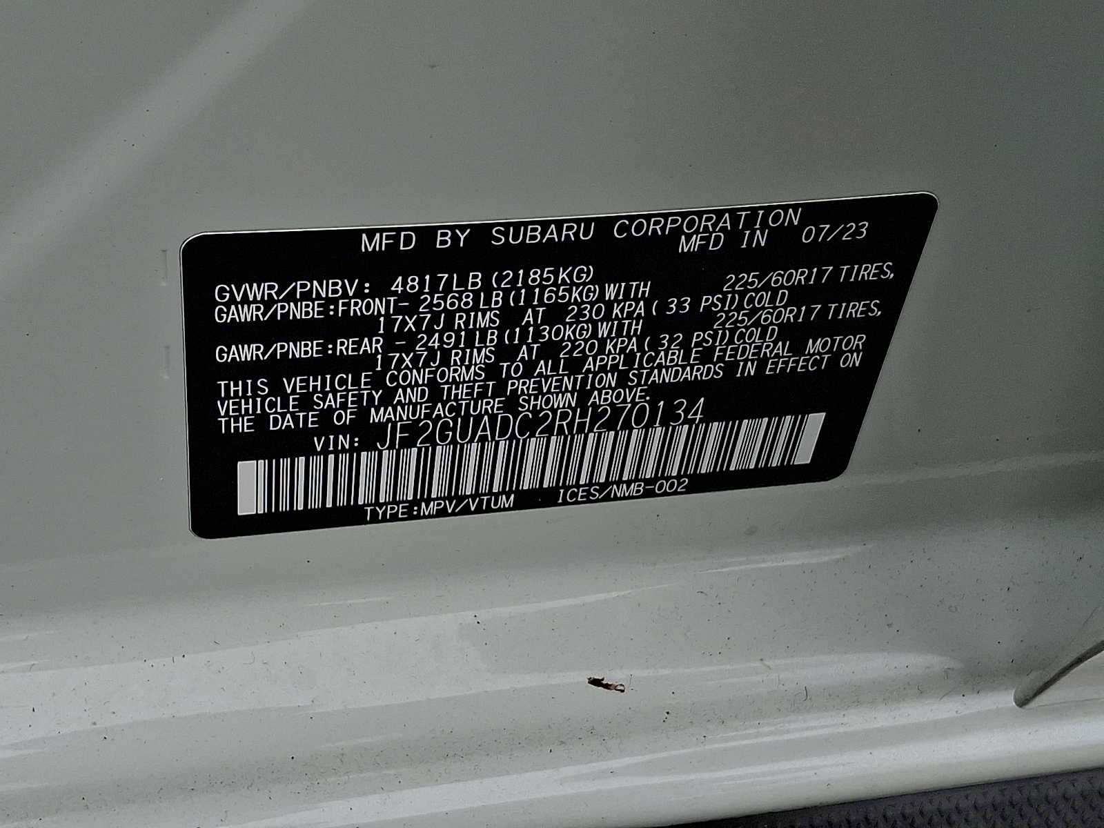 Used 2024 Subaru Crosstrek 2.0i Premium image 20